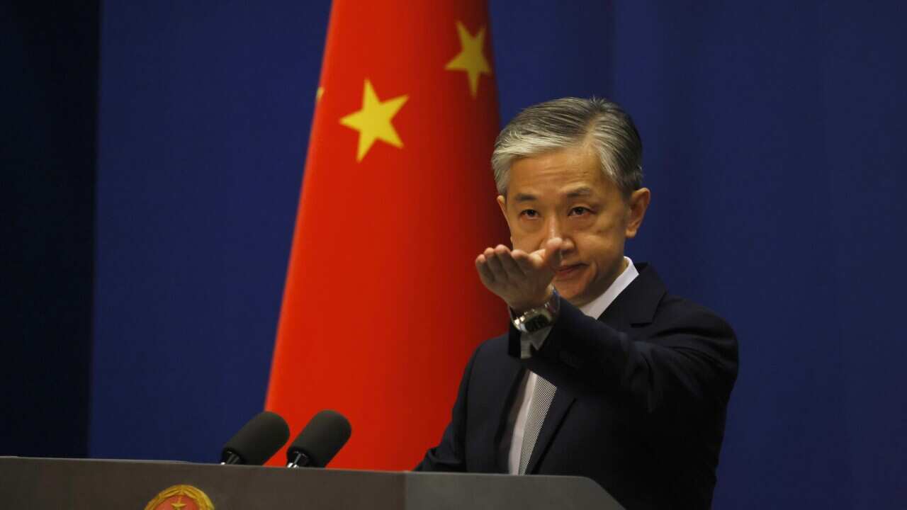 Spokesperson from China's foreign ministry, Wang Wenbin, has accused Australia of stirring up "anti-China" sentiment.
