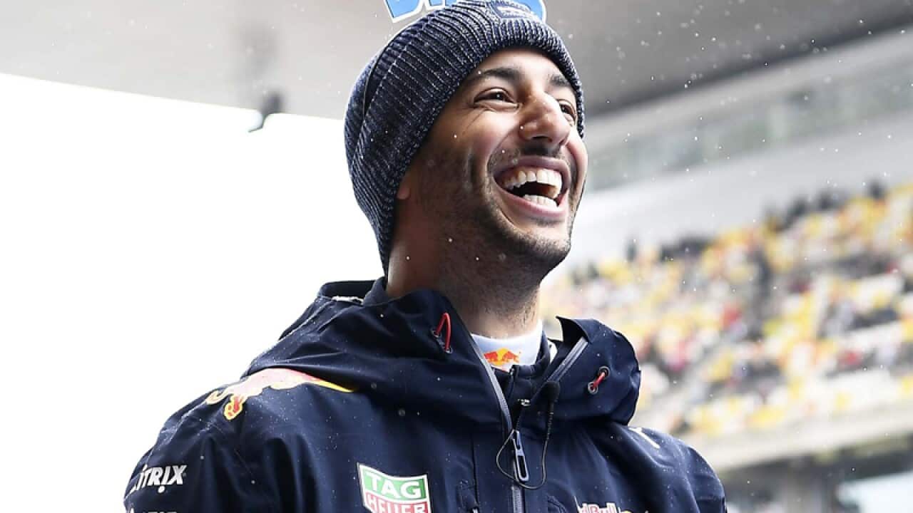 Australian F1 driver Daniel Ricciardo