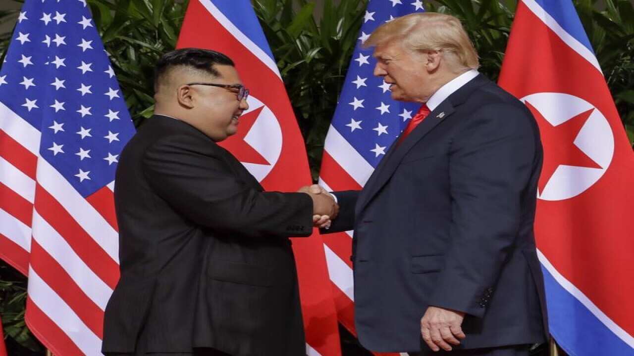 Kim Jong-un and Donald Trump