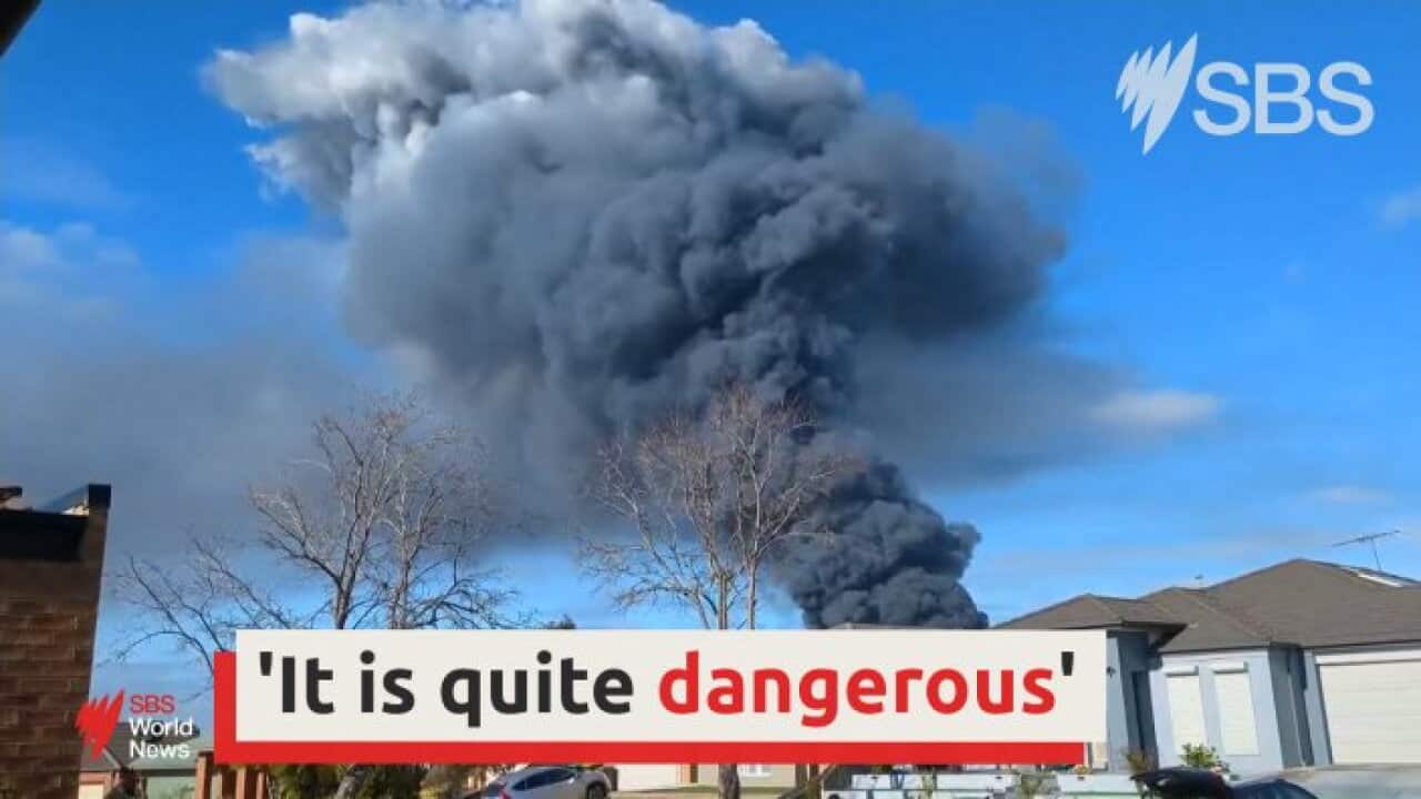 Australian Explosion Chemical explosion sparks massive factory fire in Melbourne I SBS News ...