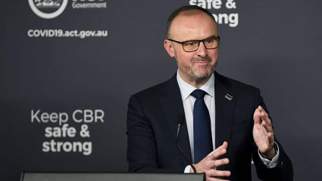 ACT Chief Minister Andrew Barr.