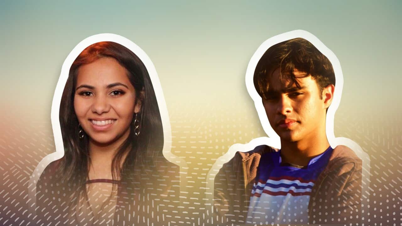 A composite image of Sherry-Lee Watson and Thomas Weatherall