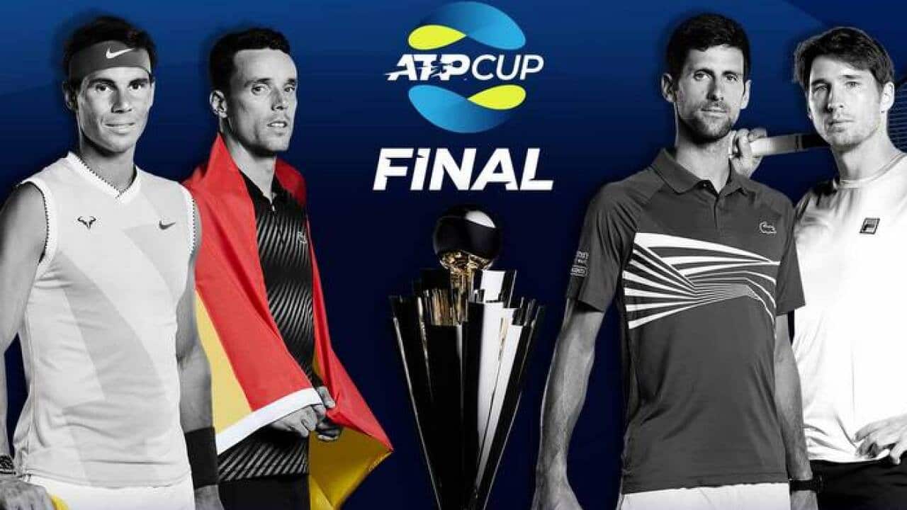 ATP Cup final clash between Serbia and Spain