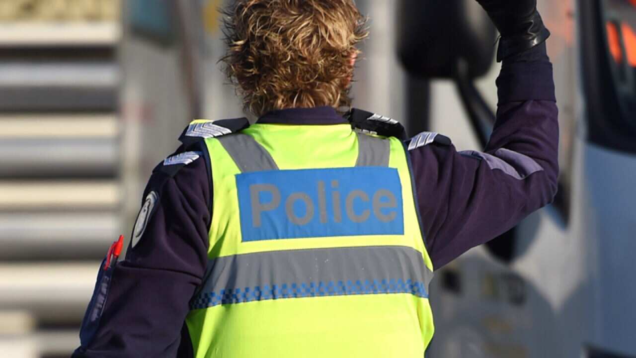 Police officers in Yarraville, Melbourne