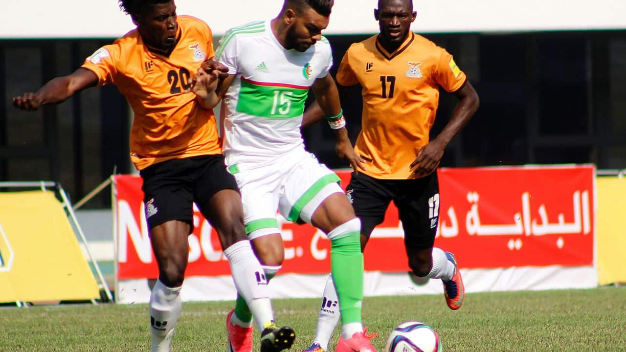 Brian Mwila Zambia Africa 2018 FIFA World Cup Algeria