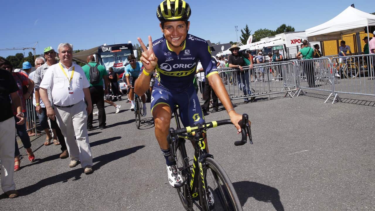 Orica Scott's Esteban Chaves will line up for the 2017 Vuelta a Espana with both Yates brothers