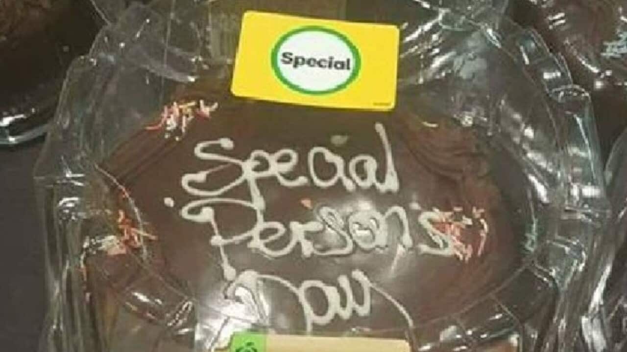 Shoppers are outraged after Woolworths released a ‘Special Person’s Day’ cake.