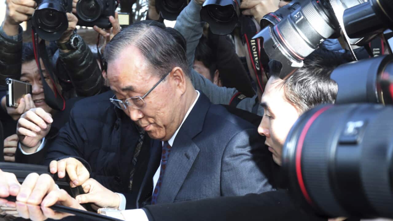 Former U.N. Secretary-General Ban Ki-moon
