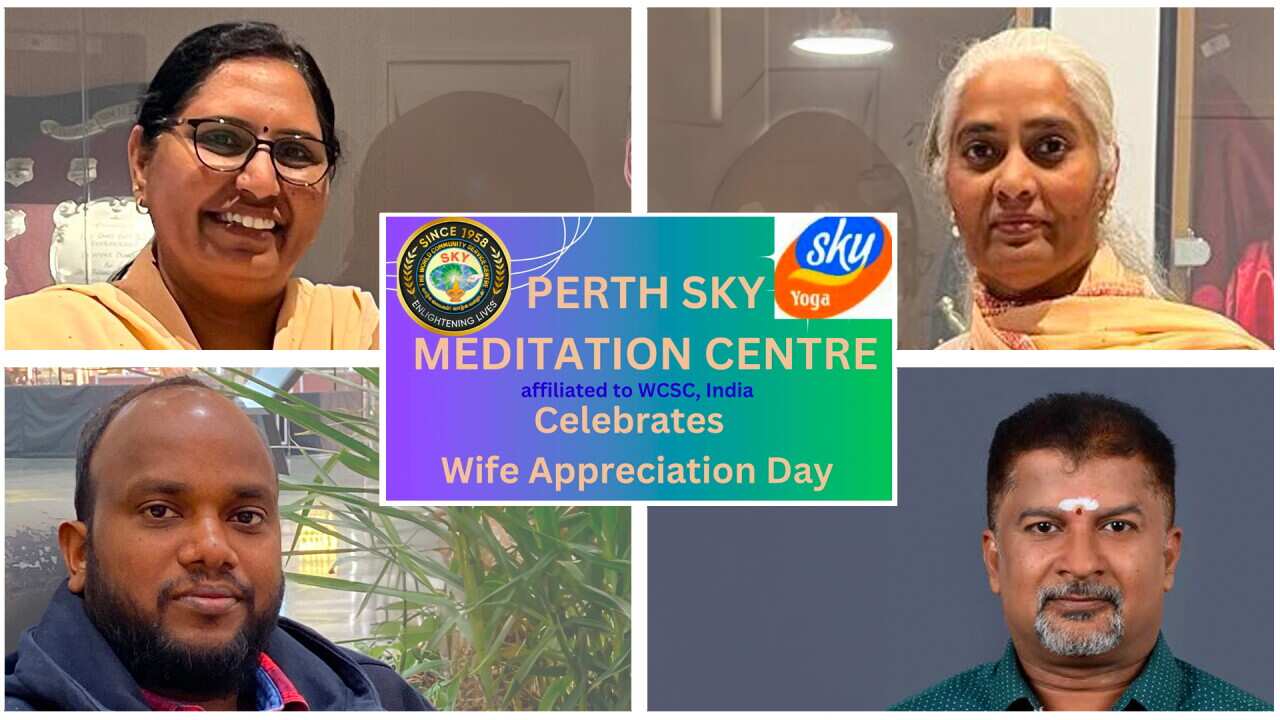 Wife Appreciation Day; Clockwise from Top Left: Kavitha Kuppusamy, Neetha Jayachandran; Velusamy Ramasamy; and Prabhakar Chinnathambhi