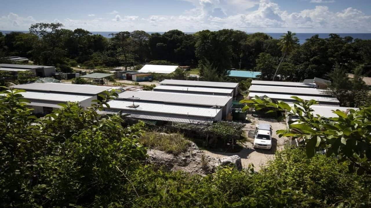 A refugee settlement on Nauru.