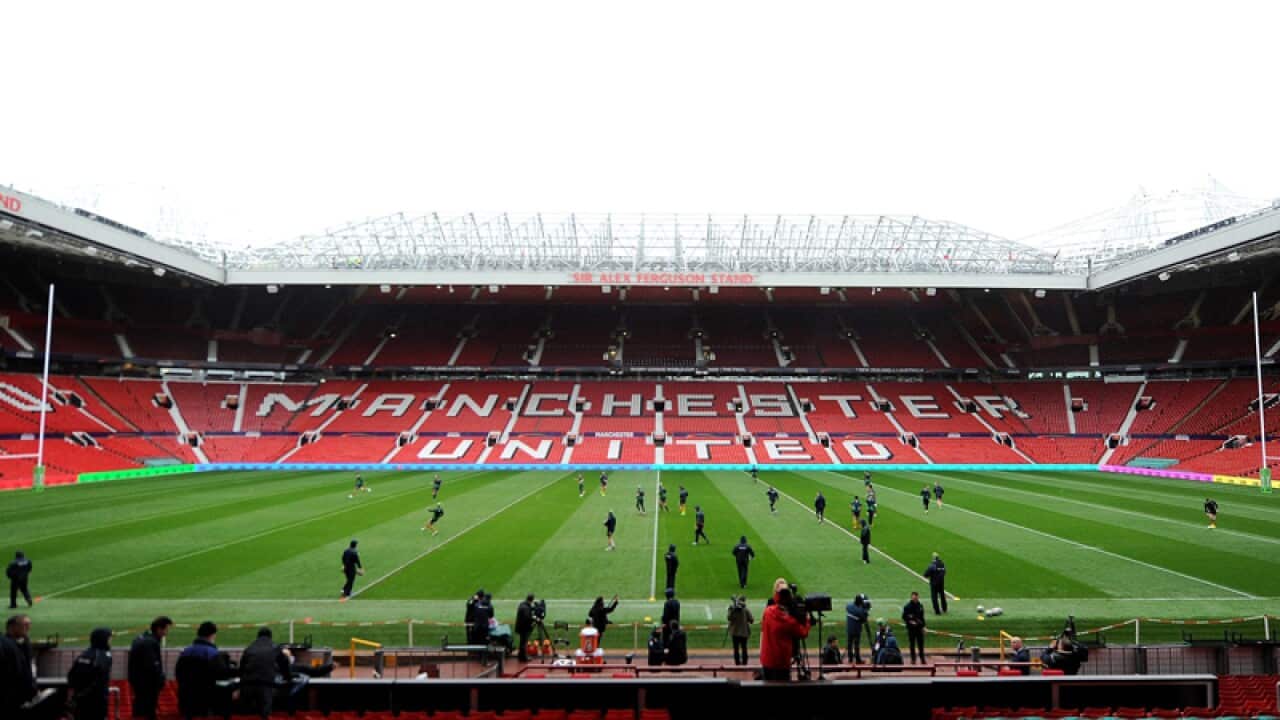 Old Trafford in Manchester England
