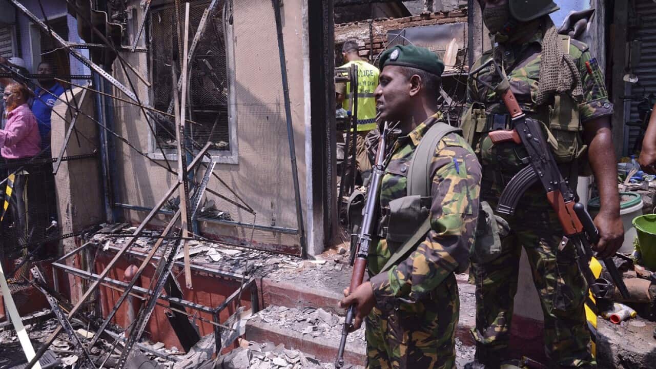 Sri Lanka's president declared a state of emergency on Tuesday.