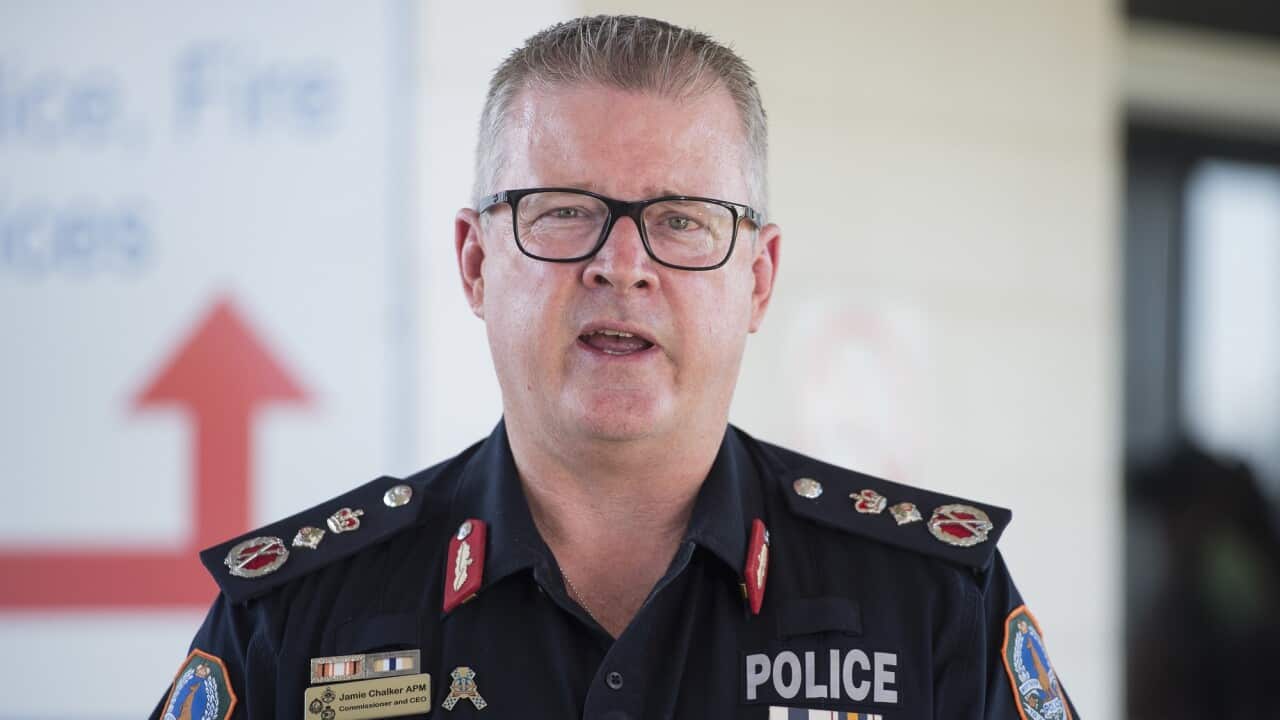 Northern Territory Police Commissioner Jamie Chalker.