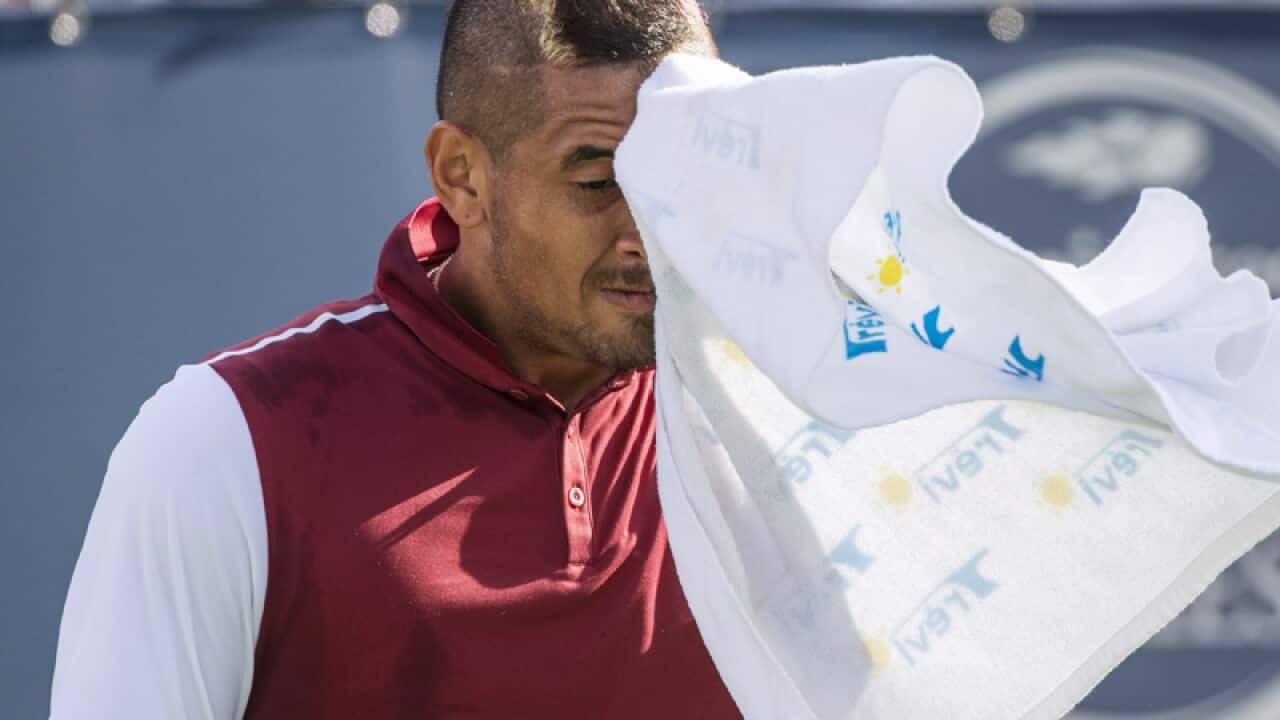 Nick Kyrgios, of Australia