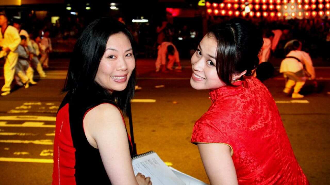 Li Zhou from SBS Mandarin Radio and, host of hit SBS show Pop Asia, Jamaica dela Cruz