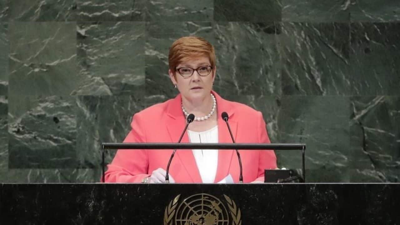 Australia's Foreign Minister Marise Payne
