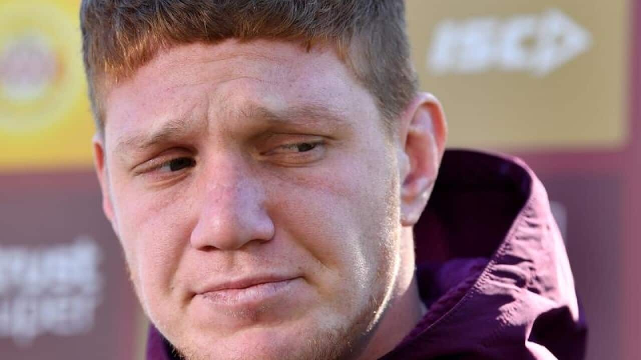 Queensland Maroons forward Dylan Napa