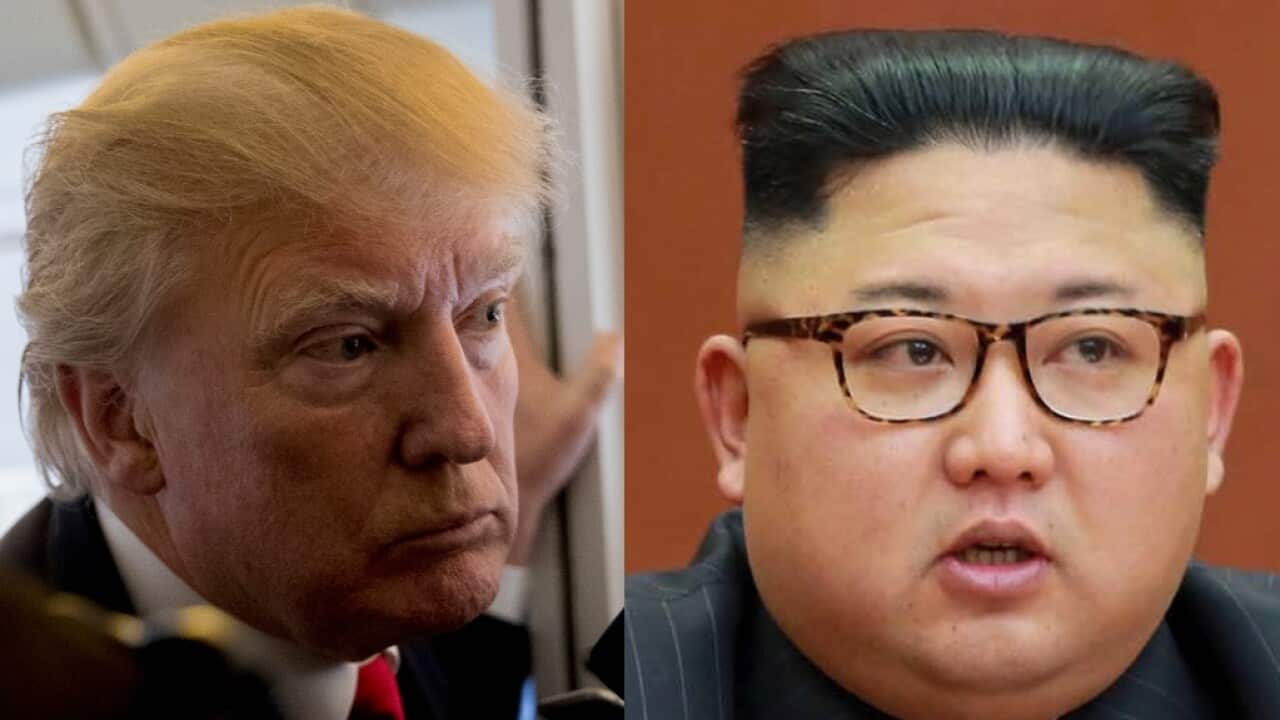 Composite image: US President Donald Trump and North Korean leader Kim Jong-un
