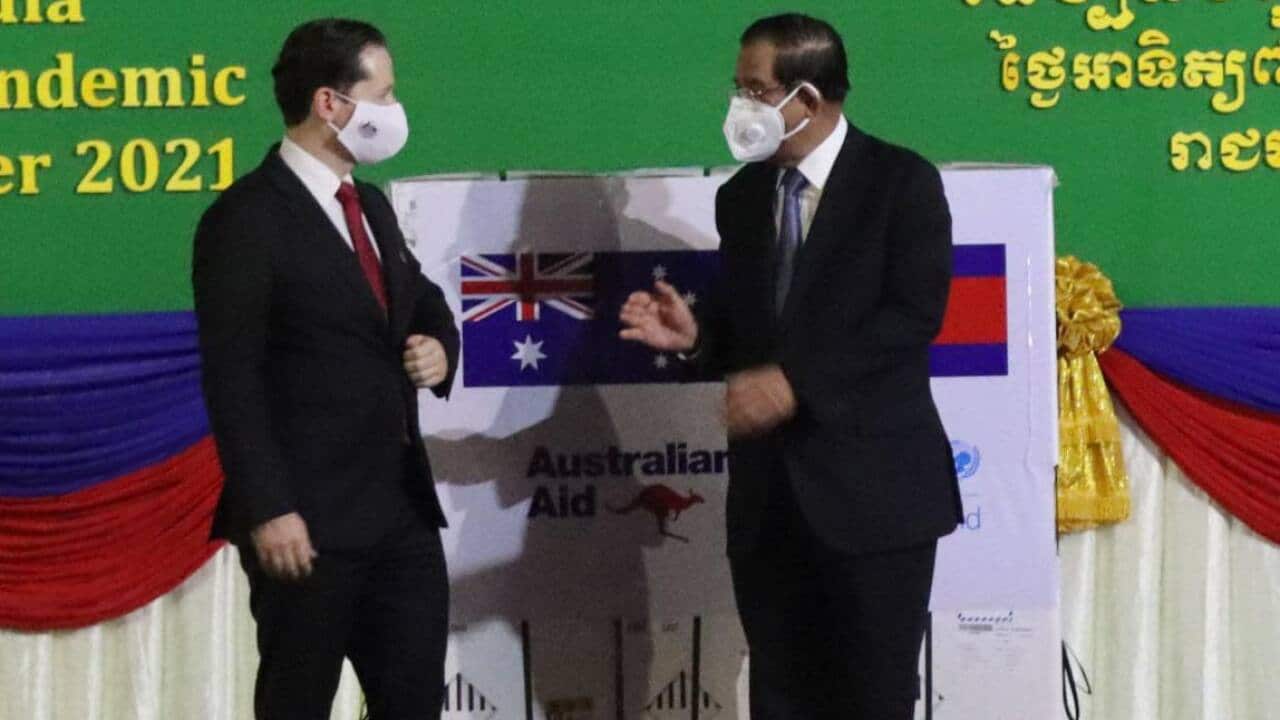 vaccine handover ceremony