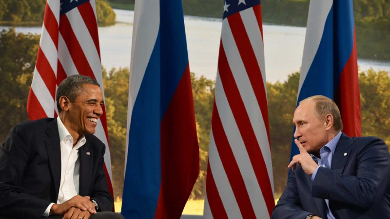 Obama, Putin meet for Syria showdown