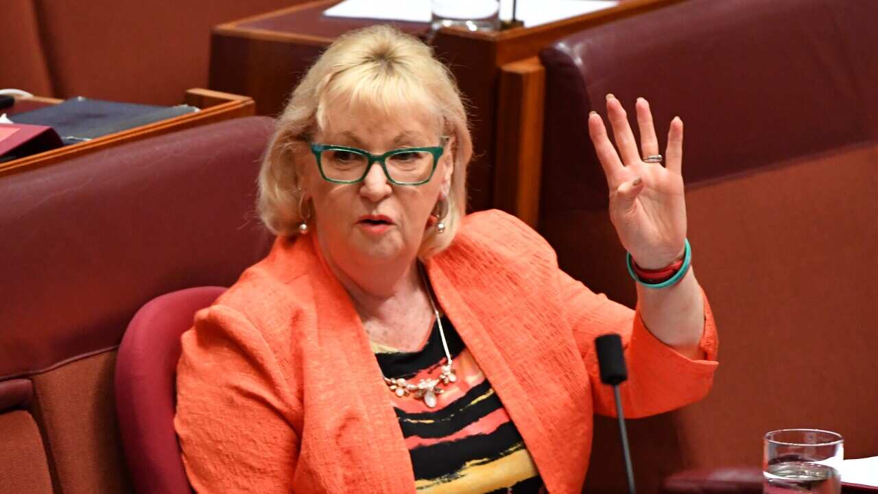 Labor Senator Helen Polley during Question Time in the Senate chamber at Parliament House in Canberra, Thursday, November 30, 2017. (AAP Image/Mick Tsikas) NO ARCHIVING