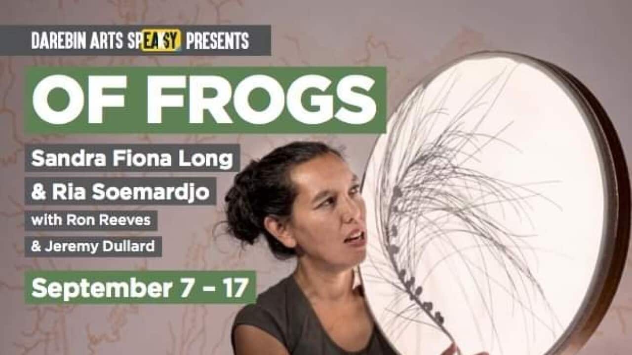 “Of Frogs” runs from 7th Sep to 17th Sep at Northcote Town Hall, Melbourne.