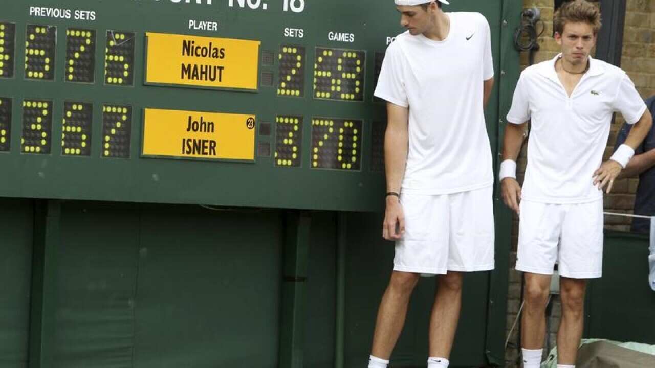 TEN Wimbledon Fifth Set Isner Mahut