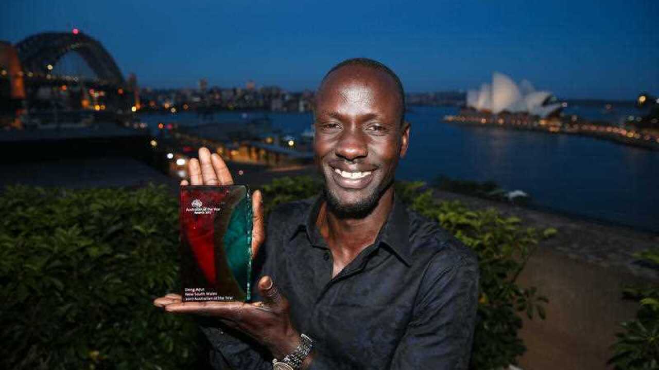 The winner of the 2017 NSW Australian of the Year Deng Adut