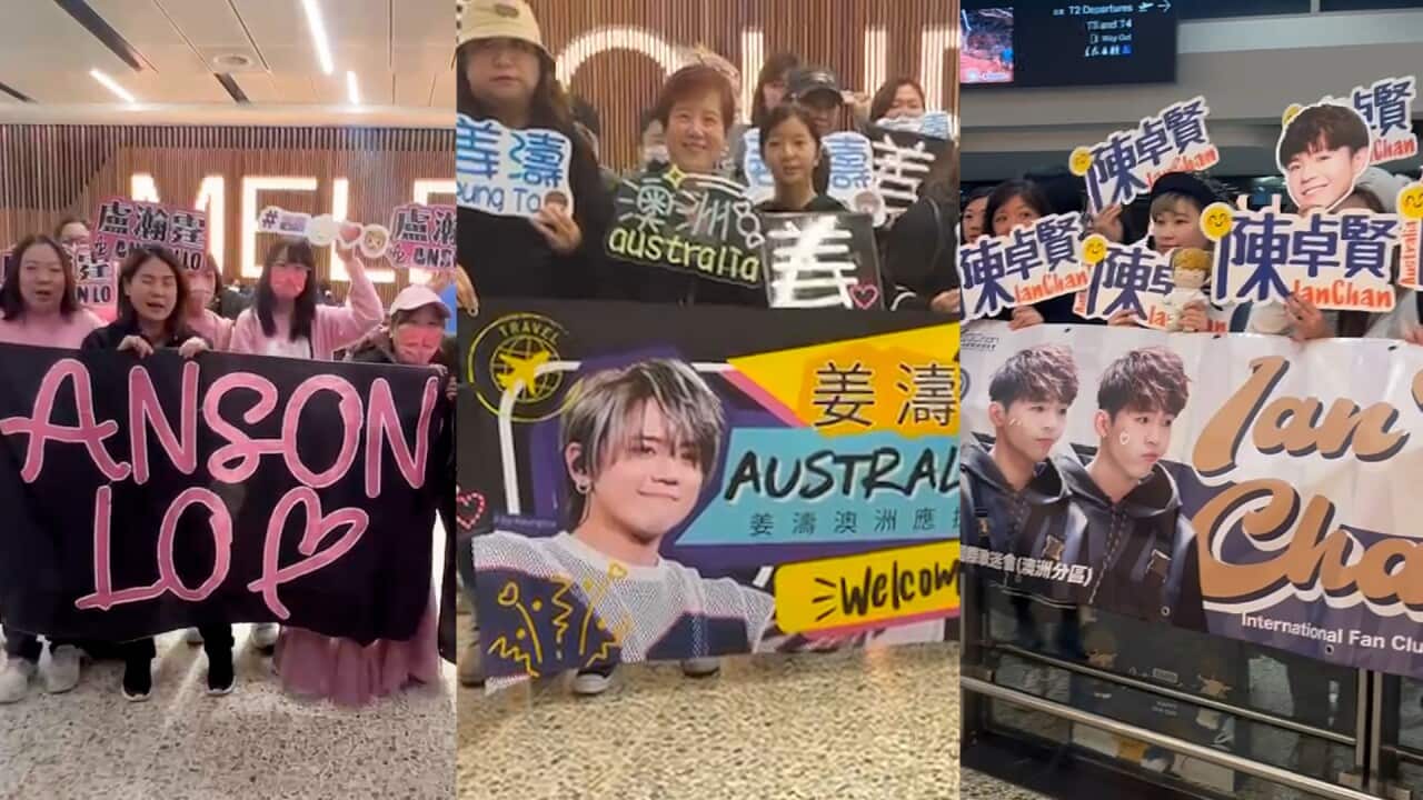 香港男團MIRROR抵澳 墨爾本「鏡粉」機場興奮迎接