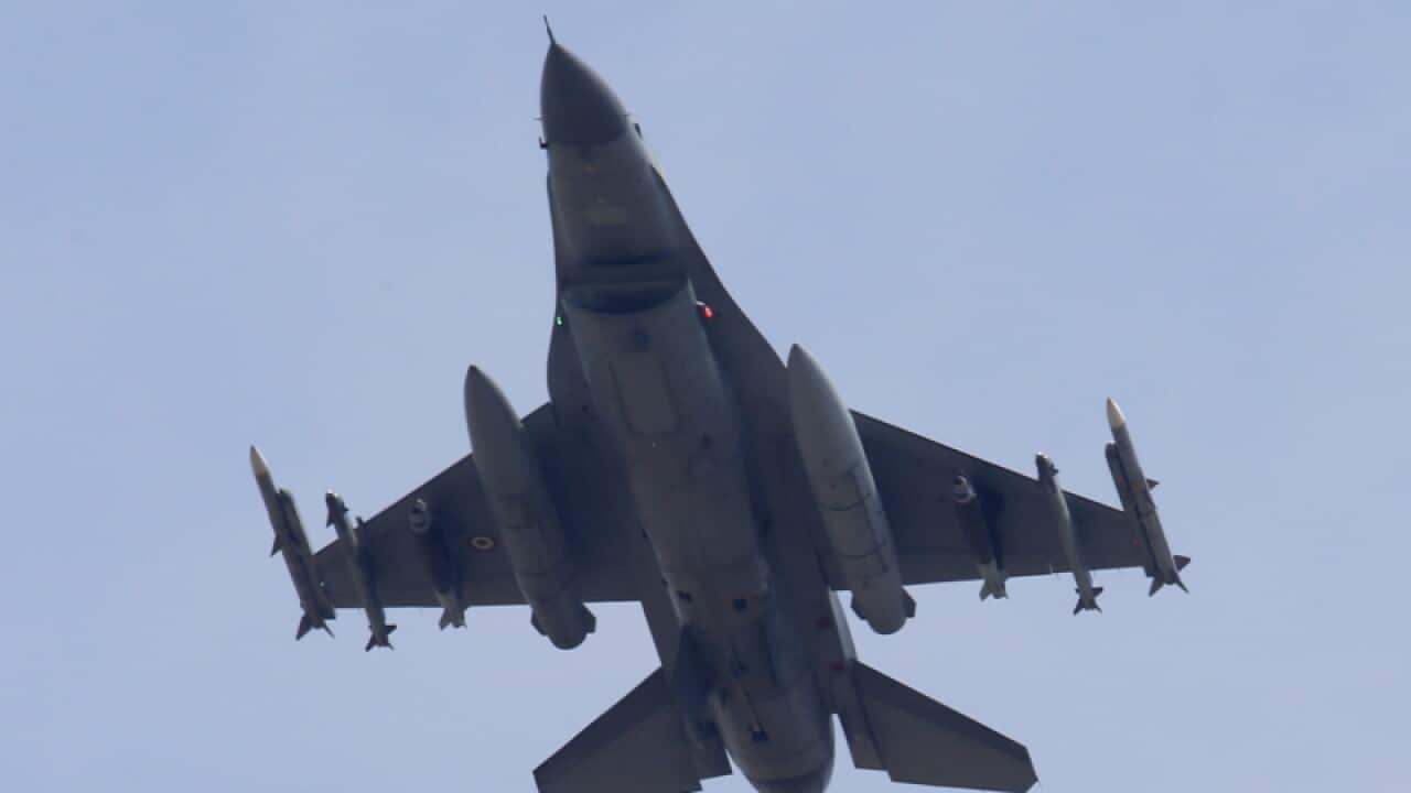 Reports says the Turkish air force has struck a base of the banned Kurdish party PKK inside Iraq.