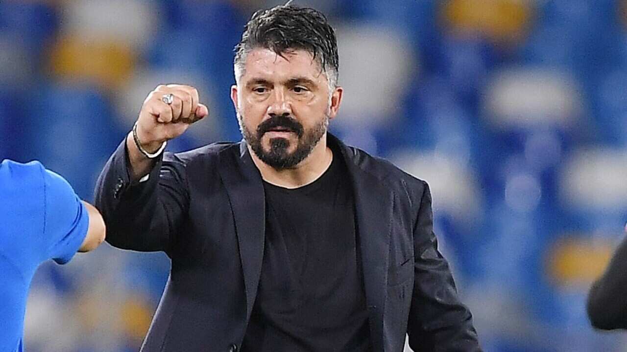 Rino Gattuso, tecnico di un Napoli che punta a vincere la sua quinta Coppa Italia, la prima dal 2014.