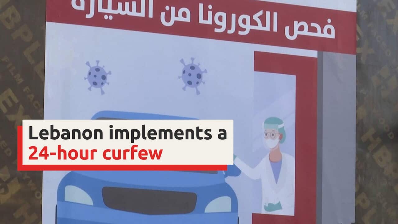 Lebanon implements a 24-hour curfew
