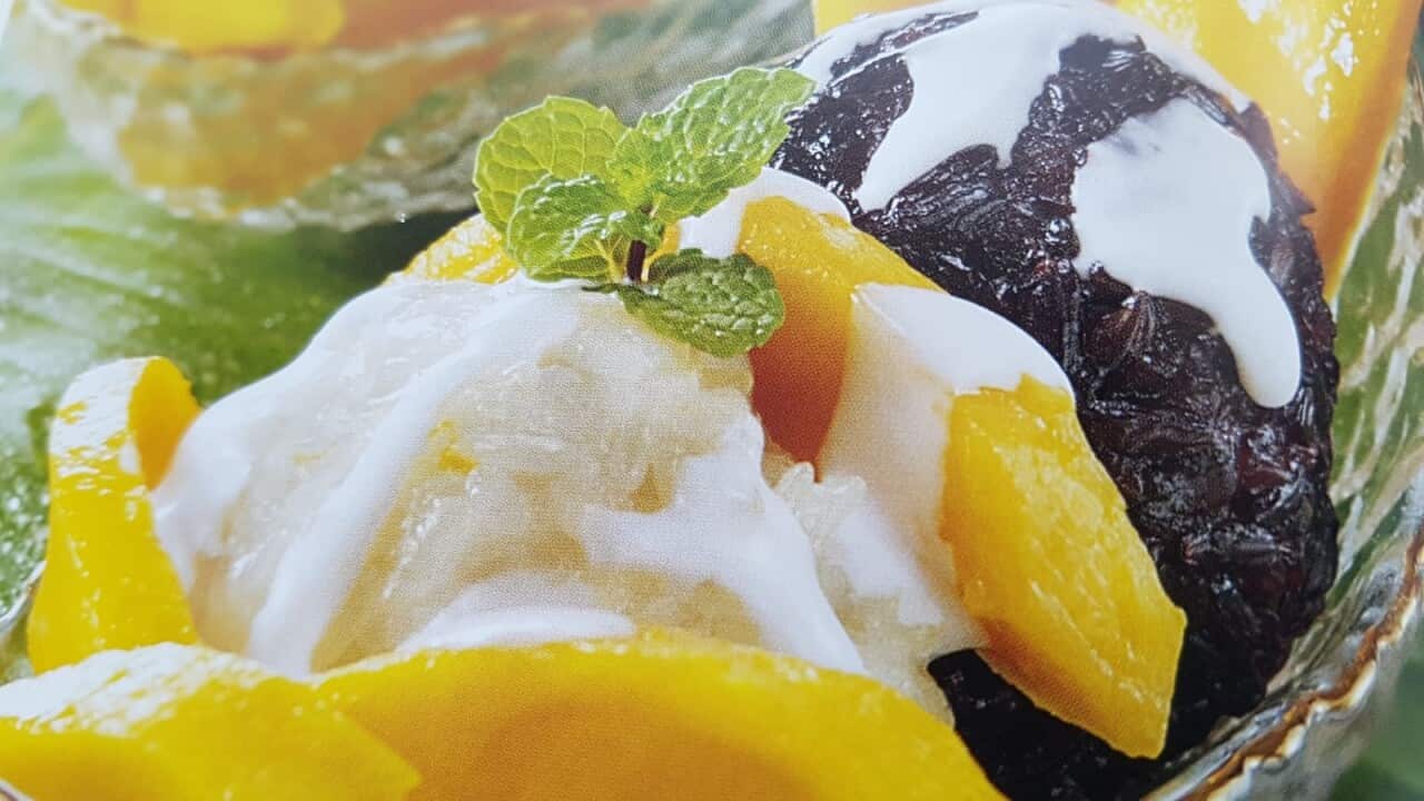 Mango sticky rice