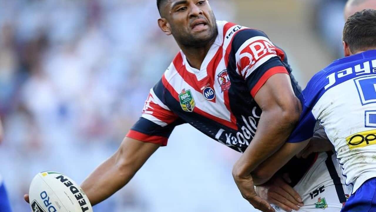 Daniel Tupou of the Roosters