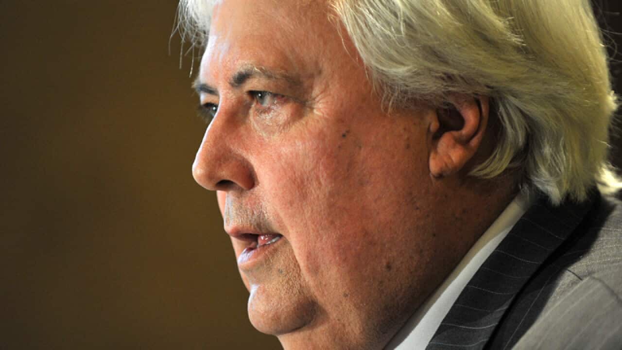 Leader of the Palmer United Party Clive Palmer