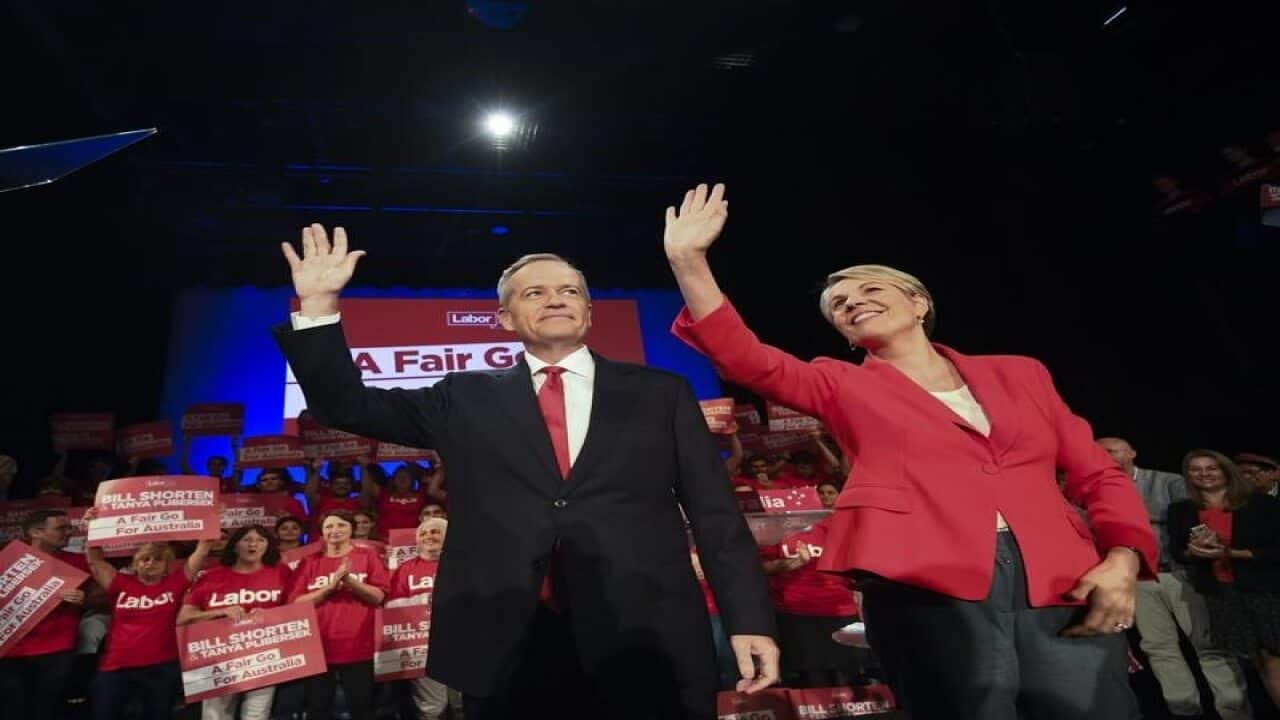 Opposition Leader Bill Shorten and Tanya Plibersek.