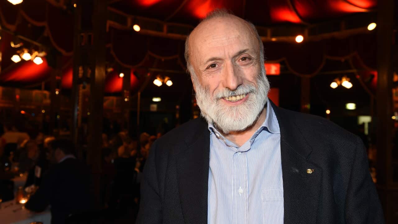 Italian founder of the Slow Food movement Carlo Petrini