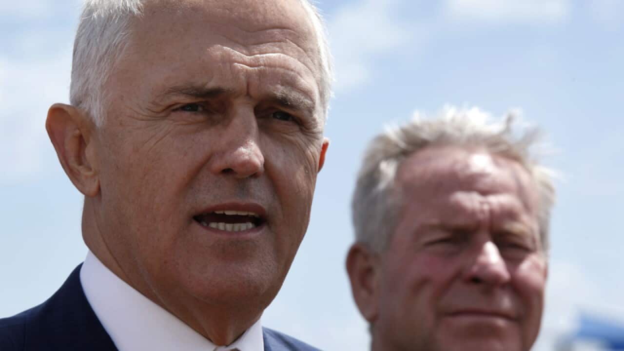 Malcolm Turnbull and WA Premier Colin Barnett