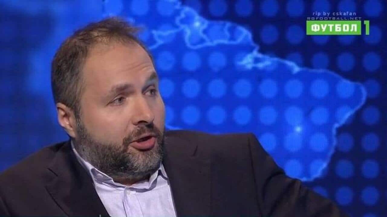 Sports commentator Nikolay Saprin