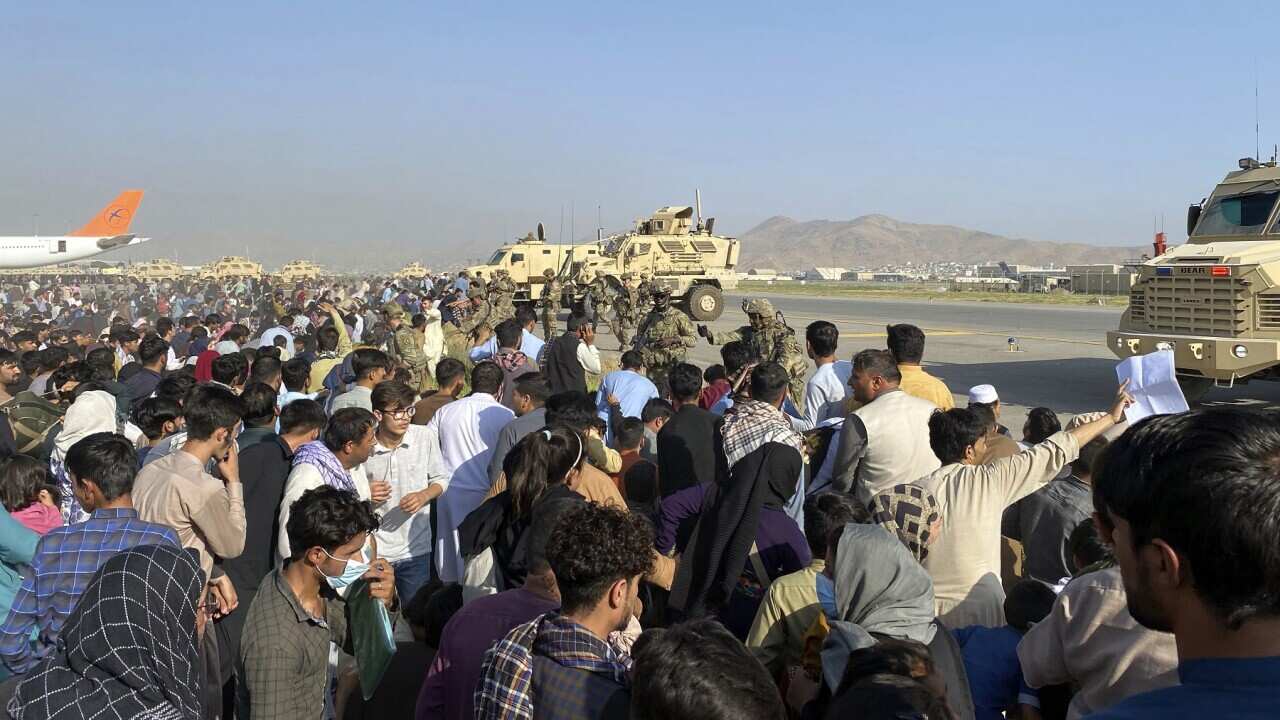 Afghanistan Kabul Flughafen Flucht