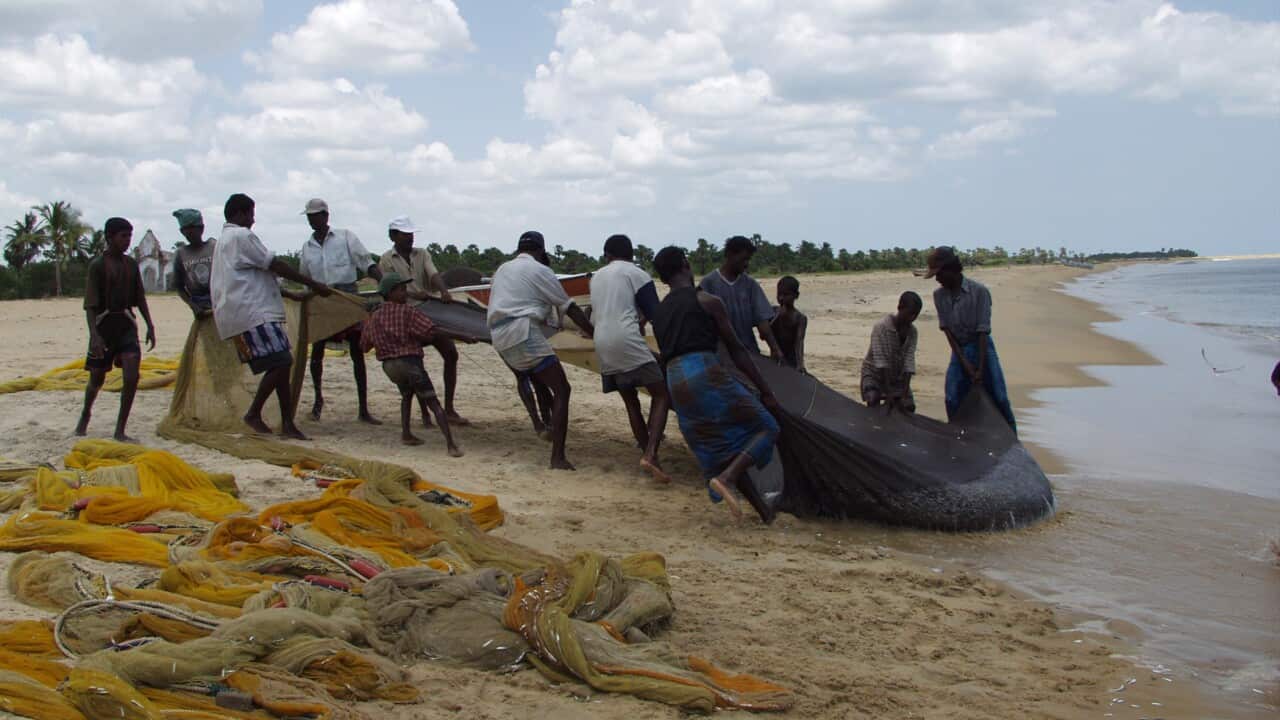 Fishermen in North East Sri Lanka