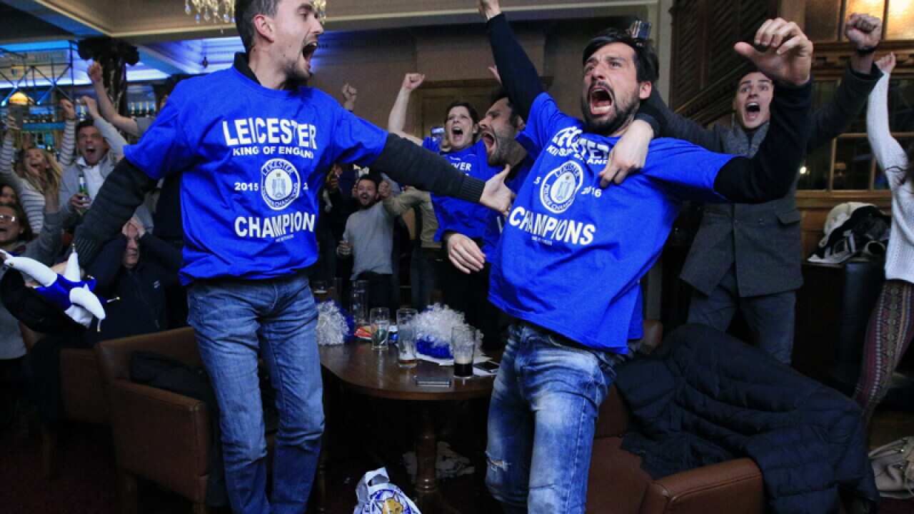 Leicester City fans react