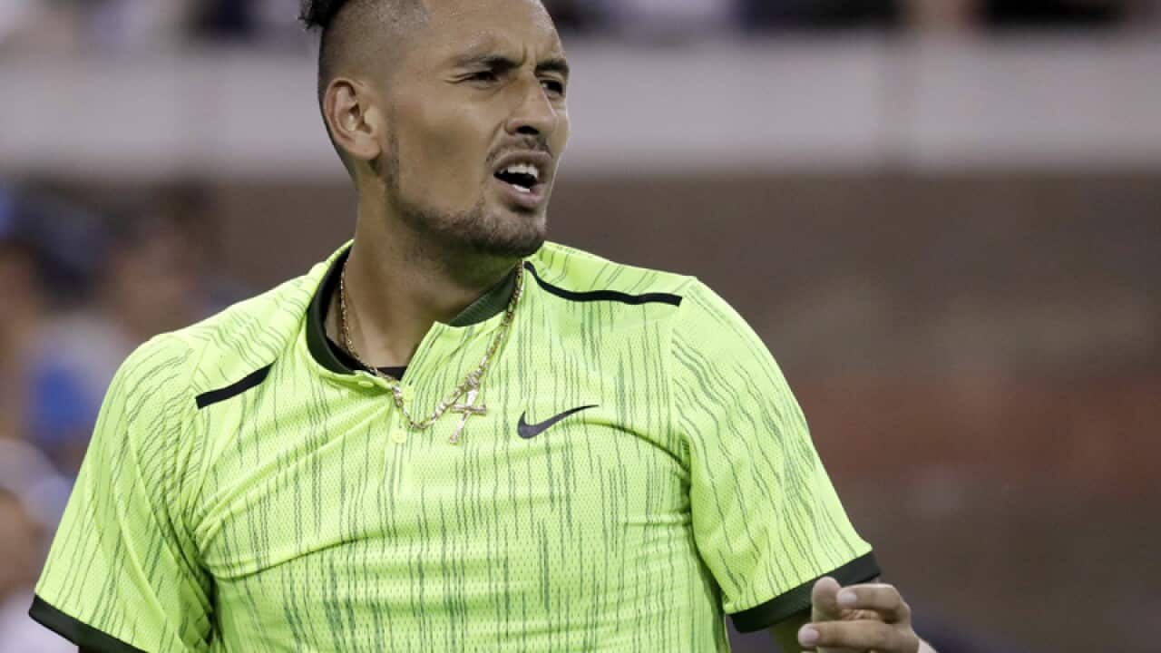 Australian tennis player Nick Kyrgios