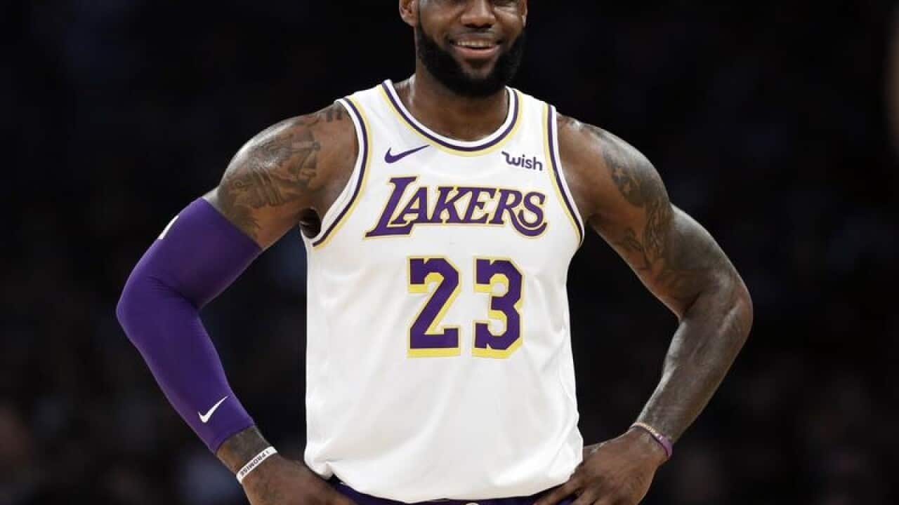 Los Angeles Lakers star LeBron James