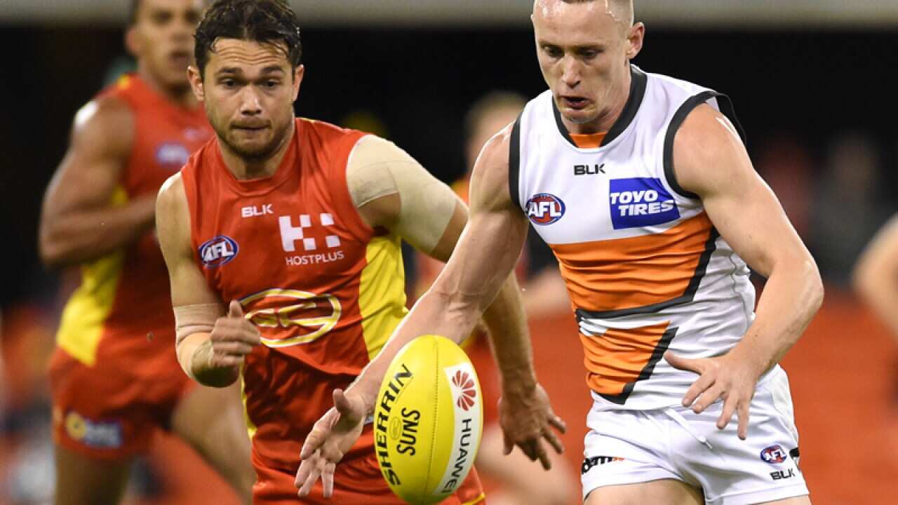Tom Scully of the Great Western Sydney Giants