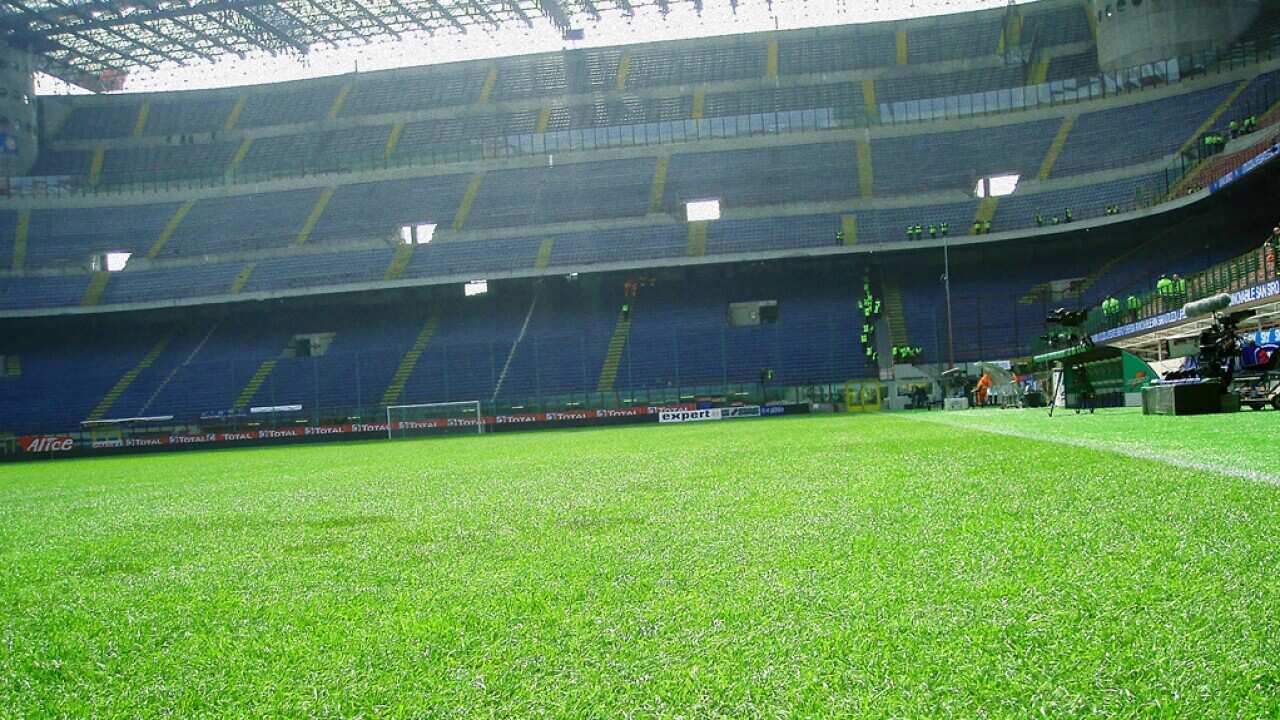 Un'immagine dello stadio Giuseppe Meazza di Milano