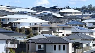 Houses on a hill