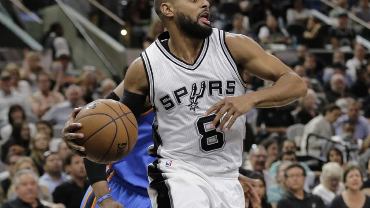 San Antonio Spurs guard Patty Mills