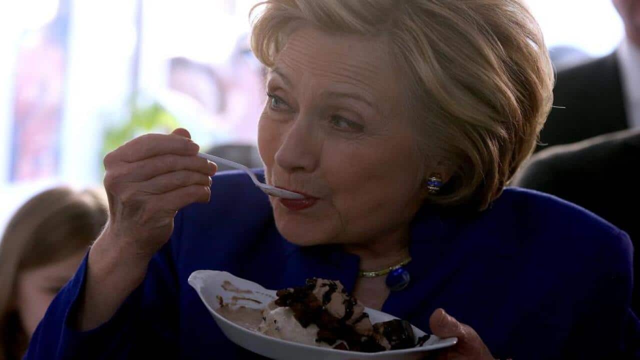 hillary clinton ice cream
