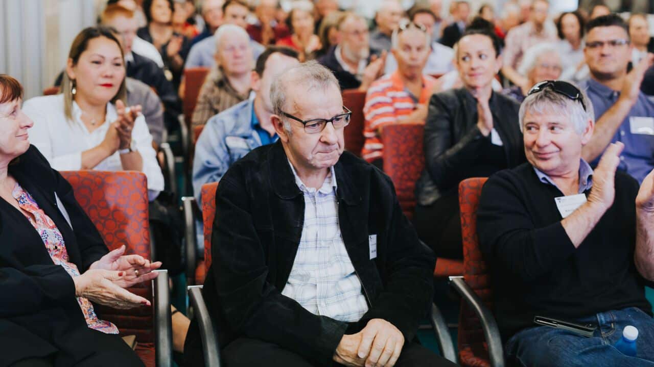 Robin Smith at the 40-year reunion